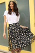 Remi Midi Skirt - Tunisia Daisy Print
